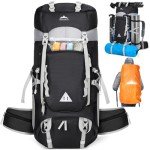 60L Waterproof Hiking Backpack for Camping and Travel