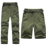 Boys Quick-Dry Convertible Hiking Cargo Pants