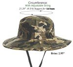 Kids Camo Bucket Hat for Outdoor Adventures