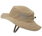 Kids UPF 50+ Wide Brim Sun Hat - Dark Khaki