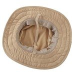 Kids UPF 50+ Wide Brim Sun Hat - Dark Khaki