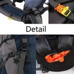 Esup 50L Lightweight Hiking Backpack with Rain Cover