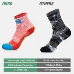 Innotree Women's Lightweight Cushioned Hiking Socks - 5 Pack