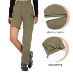 Cycorld Women's Convertible Quick-Dry Hiking Pants