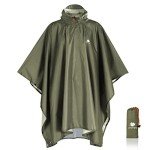 Anyoo Lightweight Waterproof Rain Poncho for Hiking