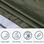 Anyoo Lightweight Waterproof Rain Poncho for Hiking