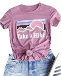 Xiaomomo Women's Hike Graphic Tee - Pink