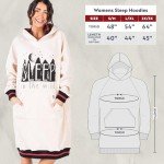 Oversized Hoodie Sweatshirt for Cozy Camping Nights