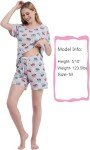 Chung Women's Cotton Short Sleeve Pajama Set