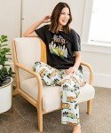 Women's Cute Camping Pajamas Set - Lazy One