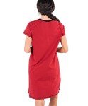 Funny V-Neck Camping Pajama Nightgown for Women