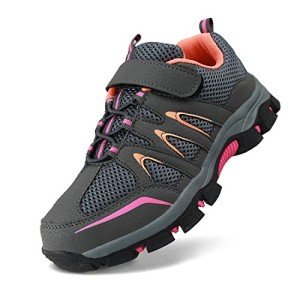 Hawkwell Kids Outdoor Hiking Shoes - Grey/Orange