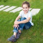 Hawkwell Kids Outdoor Hiking Shoes - Grey/Orange