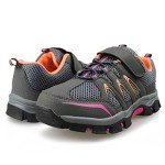 Hawkwell Kids Outdoor Hiking Shoes - Grey/Orange