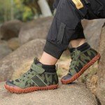 KUBUA Kids Lightweight Barefoot High Top Sneakers