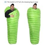 Lightweight 800 FP Down Camping Sleeping Bag