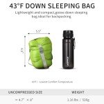 Lightweight 800 FP Down Camping Sleeping Bag