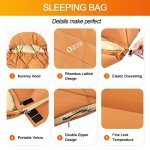 Ultra-Light Duck Down Sleeping Bag for All Ages