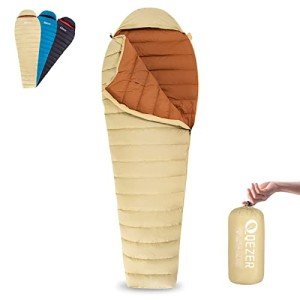 Ultralight Down Sleeping Bag for Camping and Hiking
