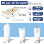 Ultralight Down Sleeping Bag for Camping and Hiking