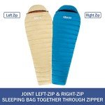 Ultralight Down Sleeping Bag for Camping and Hiking