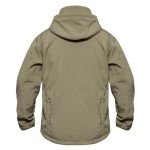 Men's Tactical Camouflage Softshell Jacket - Khaki