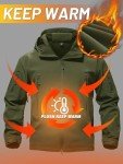TACVASEN Men's Military Jacket Special Ops Green