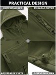 TACVASEN Men's Military Jacket Special Ops Green