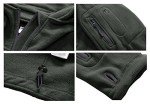 Men's Tactical Fleece Hooded Outdoor Jacket, Gray