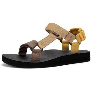 YOCCI Women's Lightweight Arch Support Hiking Sandals