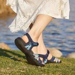 Lightweight Women’s Hiking Sandals with Adjustable Strap