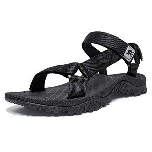 Camel Crown Men's Anti-Slip Sport Sandals Black