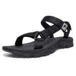 Camel Crown Men's Anti-Slip Sport Sandals Black