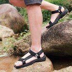 Camel Crown Men's Anti-Slip Sport Sandals Black