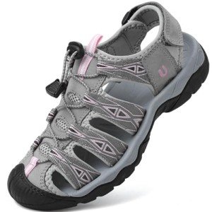 YASOWIN Women's Lightweight Closed Toe Hiking Sandals