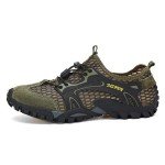 FLARUT Men's Casual Hiking Shoes - B-Green, Size 44