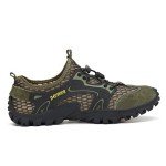 FLARUT Men's Casual Hiking Shoes - B-Green, Size 44