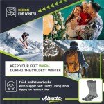 Alvada Merino Wool Thermal Socks for Winter Boots