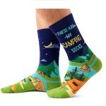 HAPPYPOP Unisex Camping Socks Gift for Travelers