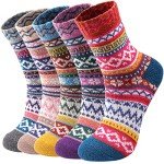 Cozy Wool Socks - 5 Pairs for All