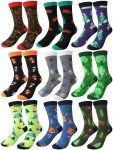 Funny Outdoor Camping Socks for Men - 9 Pairs