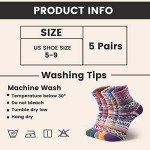 Cozy Wool Socks - 5 Pairs for All