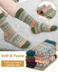 5-Pack Women's Cozy Thick Wool Crew Socks