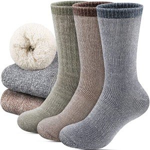 Annsuki Men's Merino Wool Thermal Socks Pack
