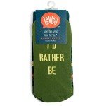 Lavley Funny Socks – I'd Rather Be Outdoors