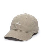Khaki Mountain Dad Hat - Unstructured Cotton Cap