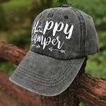 Happy Camper Distressed Dad Hat for All