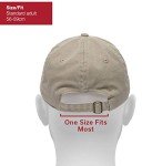 Khaki Mountain Dad Hat - Unstructured Cotton Cap