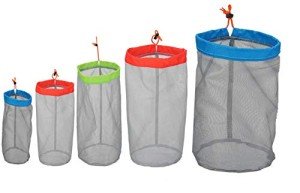 5 Pcs Ultralight Nylon Mesh Storage Bags Set