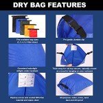 Ucolofun Waterproof Dry Bag Set, 5 Packs